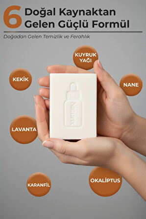 Kuyruk Yağlı Onarıcı Sabun 100 gr | 12 Doğal Aktifli İçerik Nemlendirici ve Besleyici Etki