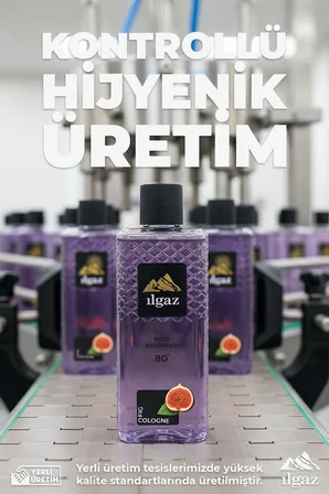 Ilgaz İncir Kolonyası 3'lü Set 80 Derece 400 ml | Elegance Series