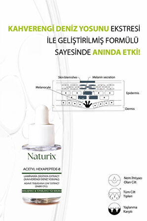 Sıkılaştırıcı & Toparlayıcı Yüz Serumu ( Kahverengi Deniz Yosunu Yüz Serumu) 30 ml