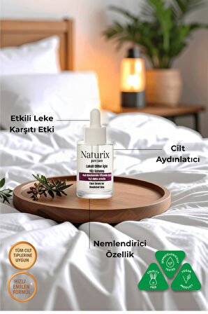 Leke Karşıtı Yüz Serumu | %5 Niacinamide & %2 Alpha-Arbutin | Lekeli Ciltler İçin Etkili Bakım 30ml