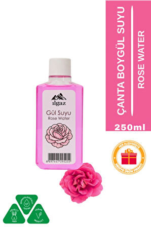 Doğal Gül Suyu | Tonik Etkili, Ferahlatıcı ve Canlandırıcı Bakım Çanta Boy - 250 ml