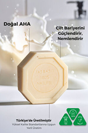 Keçi Sütü Özlü Taş Sabun Peeling Etkili ve Cilt Yatıştırıcı Bakım - 125 gr