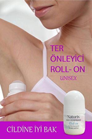 Ter ve Koku Önleyici Beyazlatıcı Aloe Vera Unisex Roll-On 50 ml