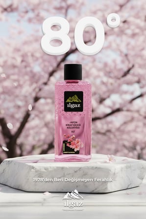 Ilgaz Japon Kiraz Çiçeği Kolonyası 3'lü Set 80 Derece 400 ml | Elegance Series