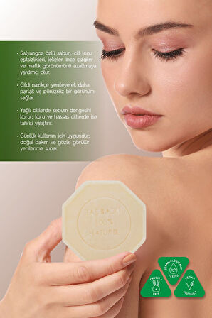 Aloe Vera Özlü Taş Sabun 3'lü Eko Paket Nemlendirici ve Gözenek Destekleyici Bakım - 3X125 gr