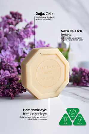 Misk Özlü Taş Sabun 3'lü Eko Paket Nemlendirici ve Onarıcı Kuru Cilt Bakımı - 3x125 gr