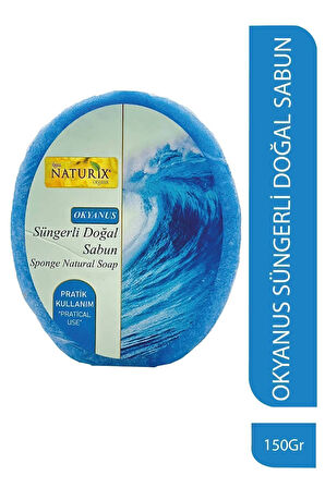 Okyanus Süngerli Sabun 150 gr | Peeling Etkili Arındırıcı Sabun