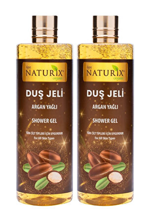 Argan Yağlı Duş Jeli 2'li 400 Ml Kadifemsi Dokunuş Nemlendirici Duş Jeli