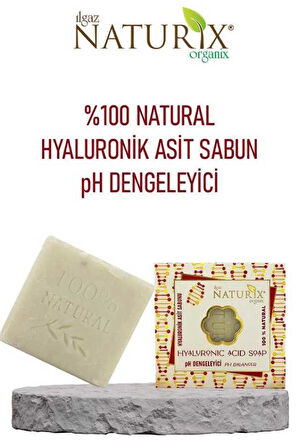 Naturix Natural Hyaluronik Asit Sabunu Ph Dengeleyici Kırışıklık Karşıtı Arındırıcı Hyaluronic Acid Soap