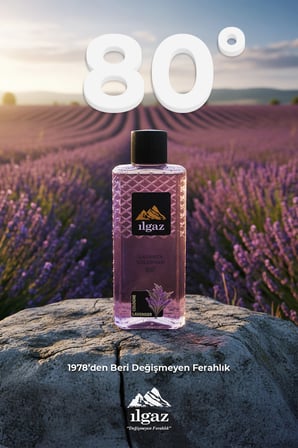 Ilgaz Lavanta Kolonyası 3'lü Set 80 Derece 400 ml | Elegance Series