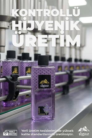 Ilgaz Lavanta Kolonyası 4'lü Set 80 Derece 400 ml | Elegance Series