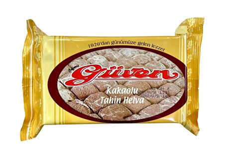 Güven 1929'dan Günümüze Gelen Lezzet Kakaolu Paket Tahin Helvası 400 gr