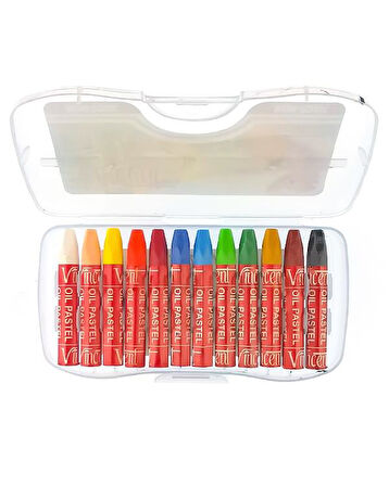 Vincent Yağlı Pastel Boya 12li Set