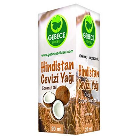GEBECE HİNDİSTAN CEVİZİ YAĞI 20 ML