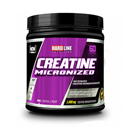 Hardline Creatine Micronized 336 Gr - PORTAKAL