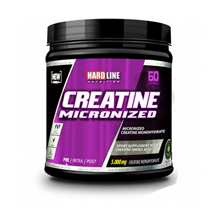 Hardline Creatine Micronized 336 Gr - PORTAKAL