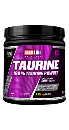 Hardline Taurine 100% Powder 300 Gr