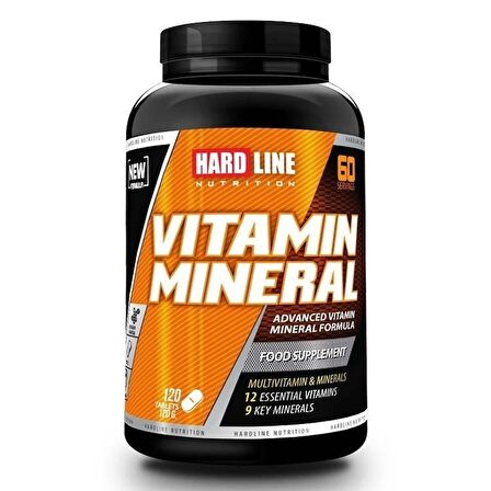 Hardline Vitamin Mineral 120 Tablet