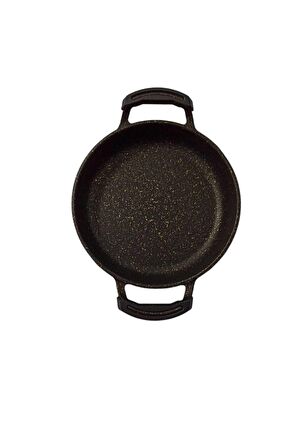 Hanımeli Döküm Yumurta Sahanı 20 Cm- Siyah