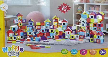 Özka Waffle City 120 Parça Eğlenceli Bloklar 2024