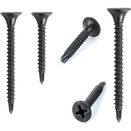 Meridyen Sunta Vidası 3.5x16 (1000 Adet) Siyah