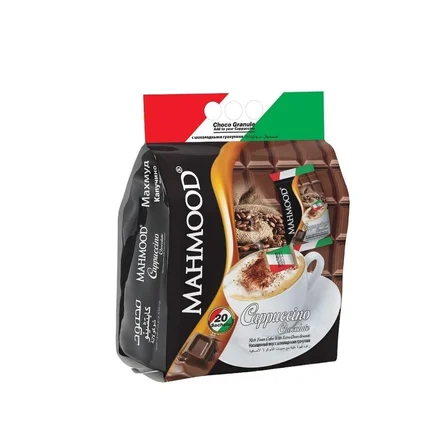 Mahmood Coffee Cappuccino Çikolata Choco Granül 20 Adet x 25 Gram