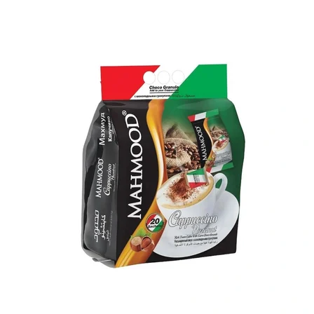Mahmood Coffee Cappuccino Fındık Choco Granül 20 Adet x 25 Gram