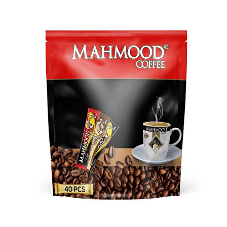 Mahmood Coffee 2si 1 Arada 6 gr X 40 Adet Otobüs Ikramlık Hazır Kahve