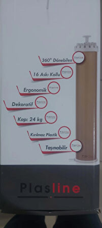 Plasline 360 Dönen Ahtapot Kurutmalık - Antrasit Gri