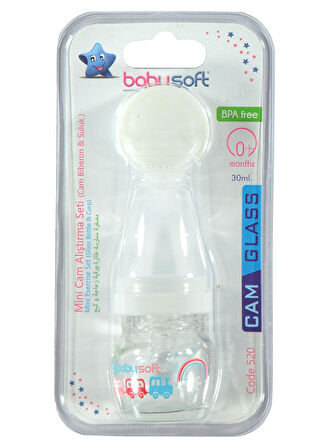 Baby Soft Mini Cam Alıştırma Seti 30 ml 0+ Ay Beyaz