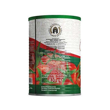 Altunsa Domates Salçası 830 gr