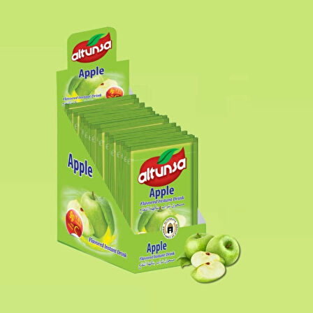 Altunsa Elma Aromalı Soğuk Toz Içecek 9 gr X 24 Adet