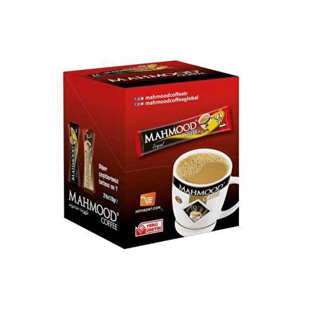 Mahmood 3 ü 1 Arada Hazır Kahve 24 Adet X 18 Gr