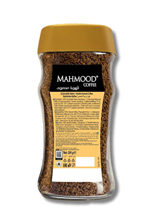 Mahmood Coffee Gold Granül Kahve Cam Kavanoz 200 gr