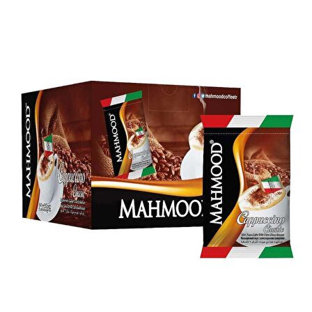 Mahmood Cappuccino Çikolata Parçacıklı 25gr X 20 Adet