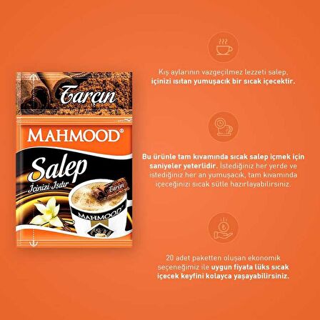 Mahmood Tarçınlı Salep 20 Adet X 20 Gr