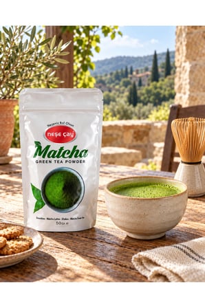 Matcha Çayı 50 gr Kilitli Ambalaj