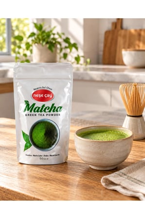Matcha Çayı 50 gr Kilitli Ambalaj