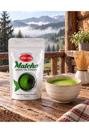 Matcha Çayı 50 gr Kilitli Ambalaj