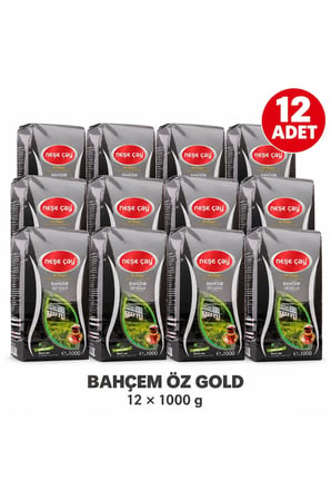 Bahçem Öz Gold Çay 1 kg 12 Adet