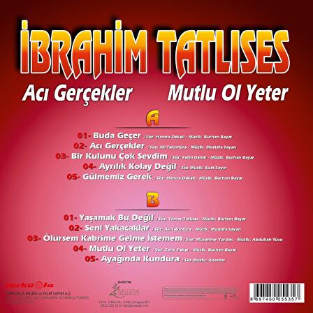 İbrahim Tatlıses - Acı Gerçekler  (Plak)  