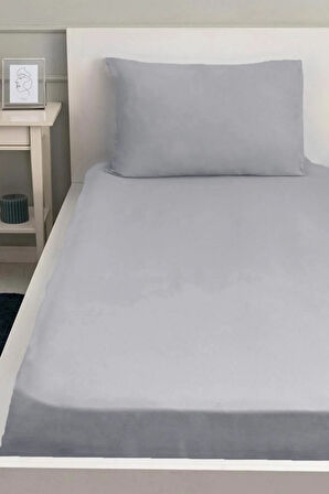 Lastiksiz Dokuma Düz Renk 160x240 Çarşaf ve Yastık Kılıfı