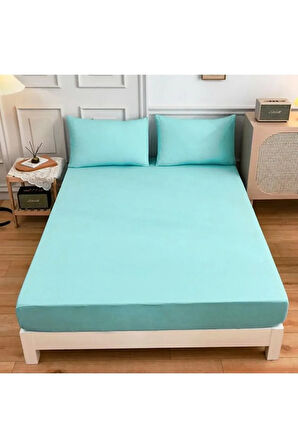 Lastiksiz Çift Kişilik Çarşaf Takımı 220x240 Çarşaf + 2 Yastık Kılıfı