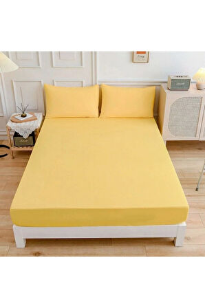 Lastiksiz Çift Kişilik Çarşaf Takımı 220x240 Çarşaf + 2 Yastık Kılıfı