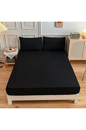 Lastiksiz Çift Kişilik Çarşaf Takımı 220x240 Çarşaf + 2 Yastık Kılıfı