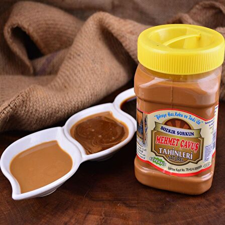 Bozkır Tahini Kepeksiz Çifte Kavrulmuş Tahin 1000 Gr