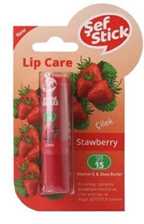 Şef Stick Lip Care Dudak Koruyucu Çilekli 8697452308000