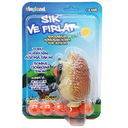 Erpa Oyuncak Sık Fırlat Sevimli Figürler Kirpi 661754