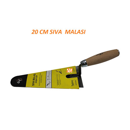 DUYAR DYR AHŞAP SAPLI SIVA MALASI 20 CM SAĞLAM MALA 1 ADET