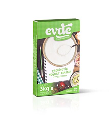 Evde Probiyotik Yoğurt Mayası Paket 5x 1 Gr